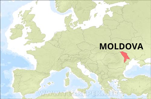 Moldávia térképe
